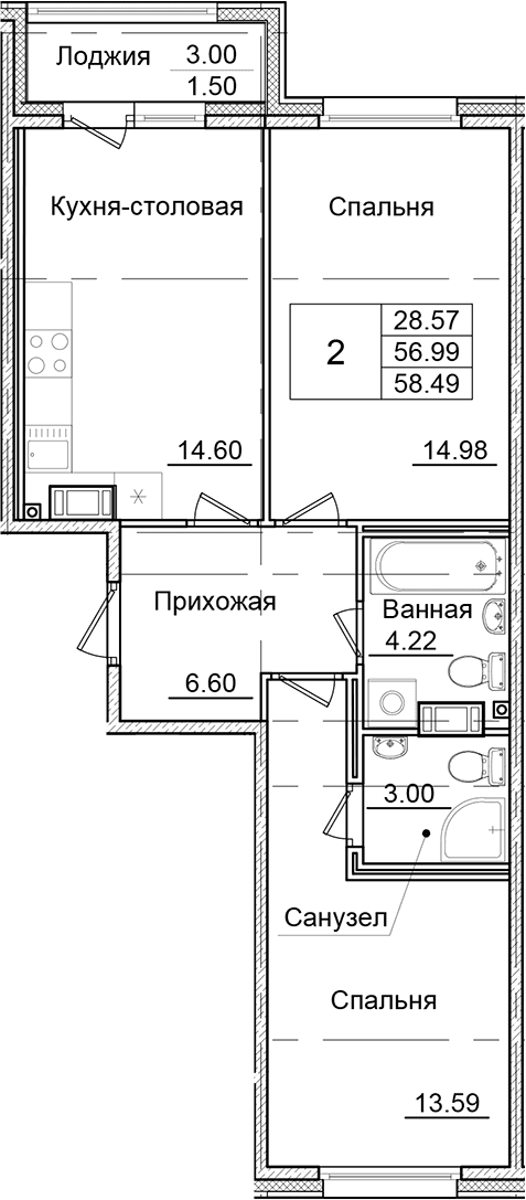 Планировка квартиры