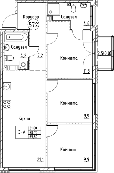 Планировка квартиры