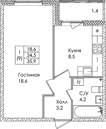 Планировка квартиры