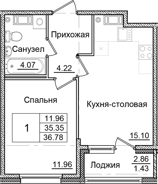 Планировка квартиры