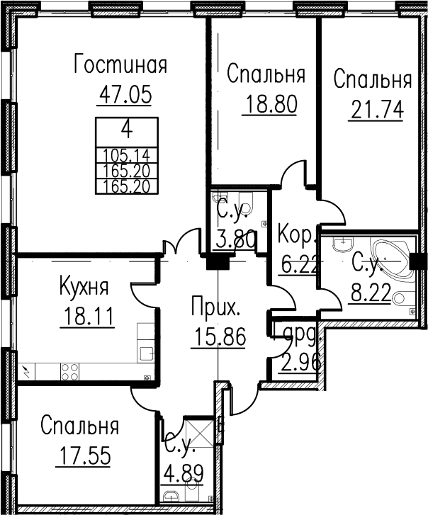 Планировка квартиры
