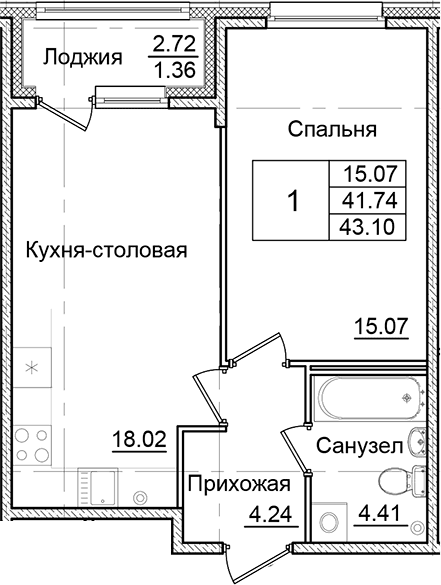 Планировка квартиры