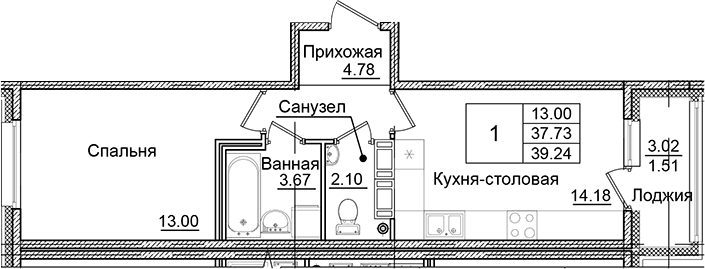 Планировка квартиры