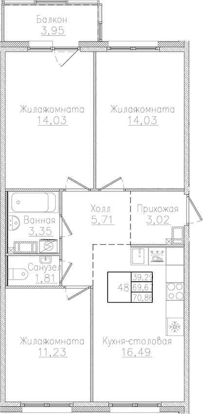 Планировка квартиры