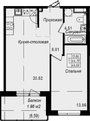 Планировка квартиры
