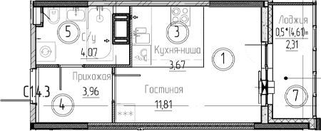 Планировка квартиры