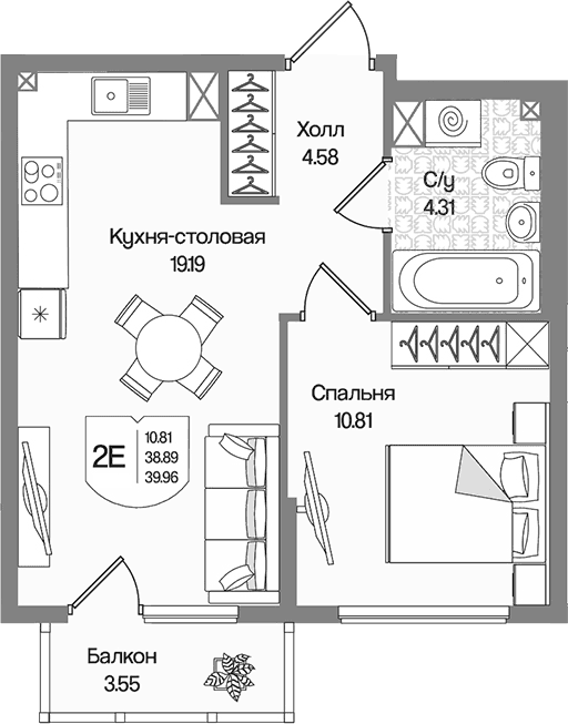 Планировка квартиры