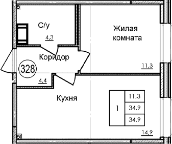 Планировка квартиры