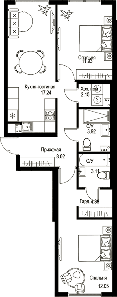Планировка квартиры