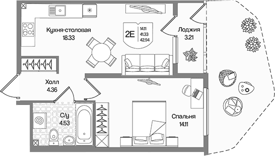 Планировка квартиры