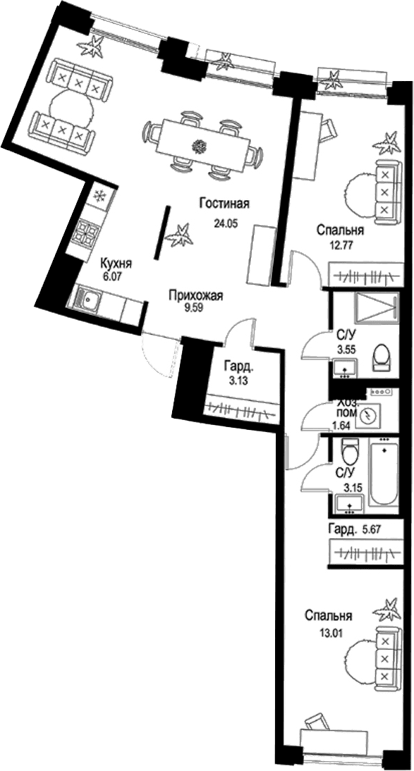 Планировка квартиры