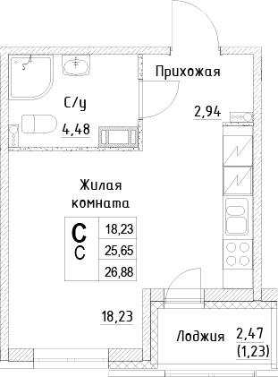 Планировка квартиры