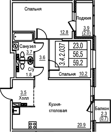 Планировка квартиры