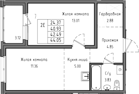 Планировка квартиры