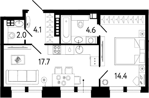 Планировка квартиры
