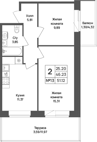 Планировка квартиры