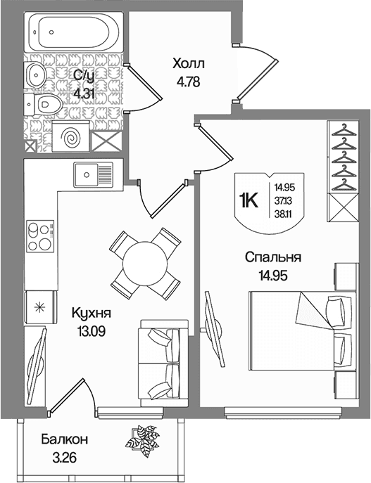 Планировка квартиры