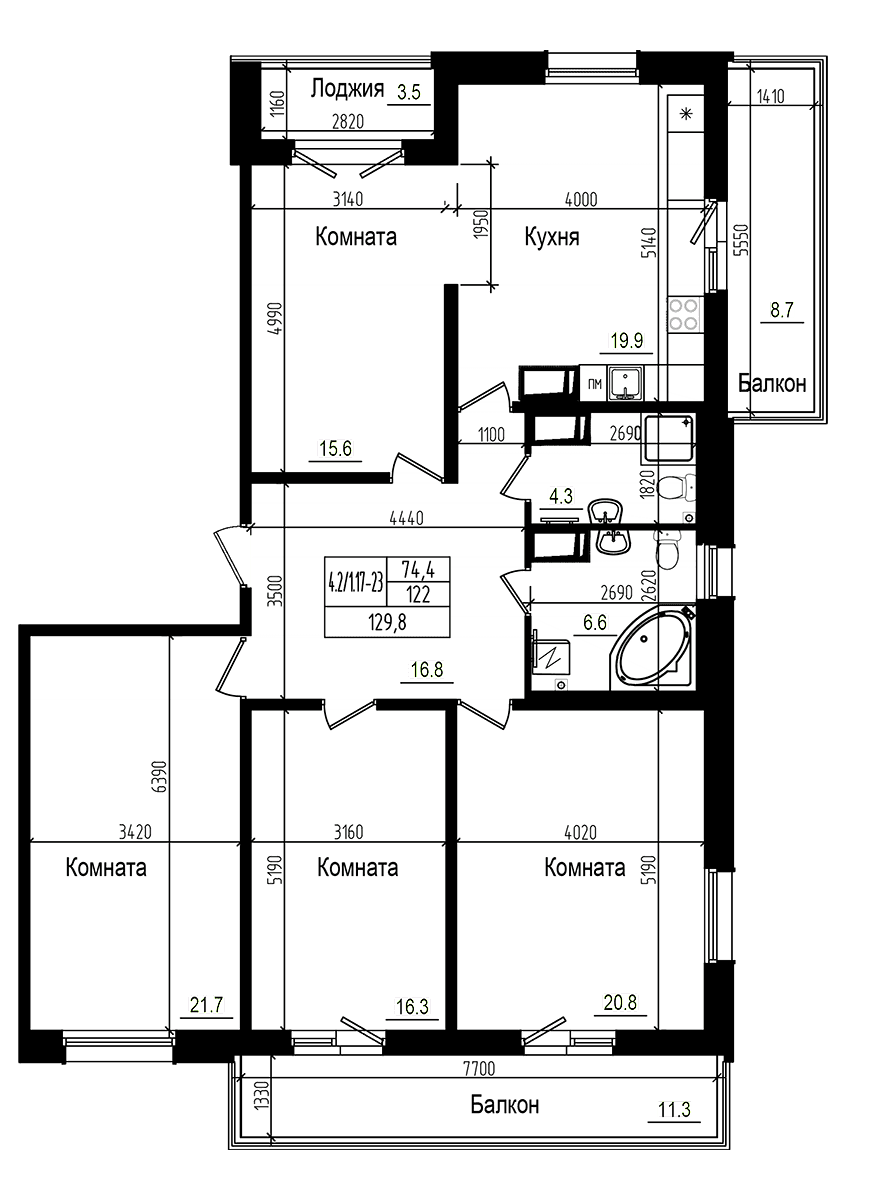 Планировка квартиры