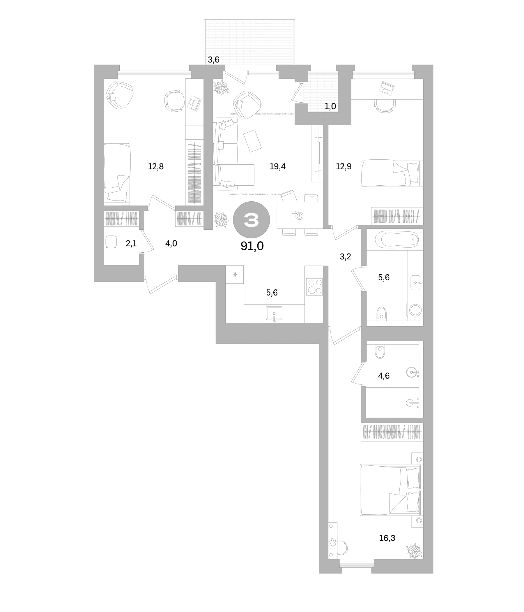 Планировка квартиры