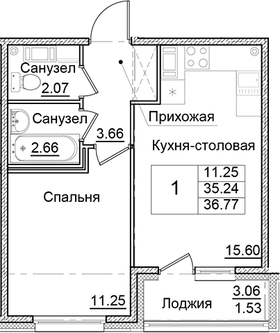 Планировка квартиры