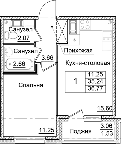 Планировка квартиры