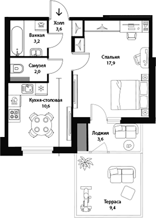 Планировка квартиры
