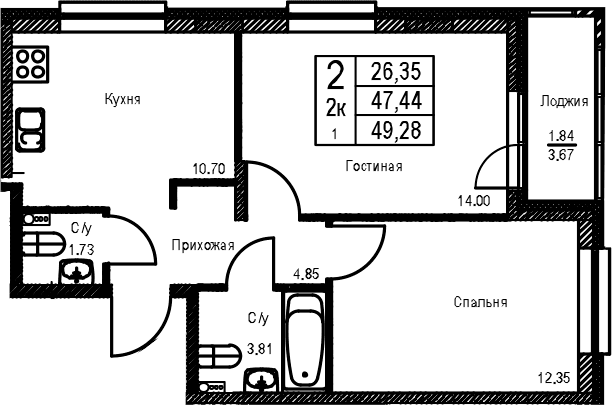 Планировка квартиры