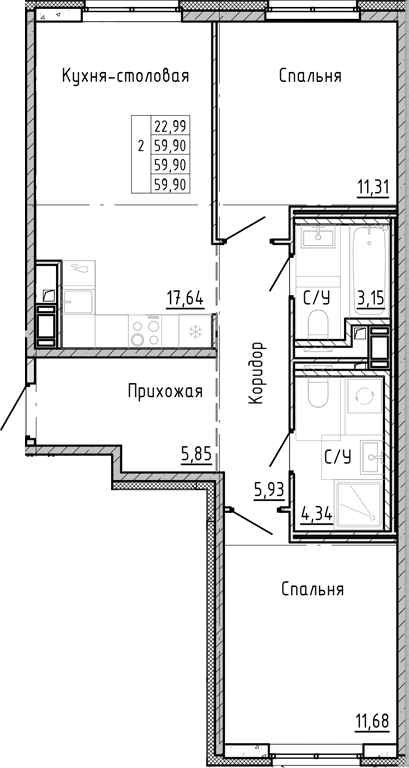 Планировка квартиры