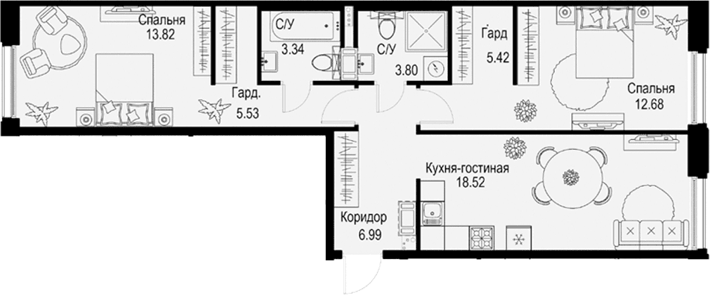 Планировка квартиры