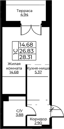 Планировка квартиры