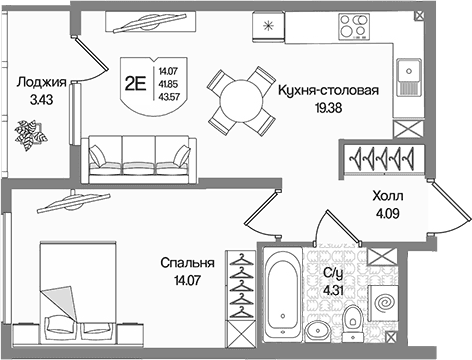 Планировка квартиры