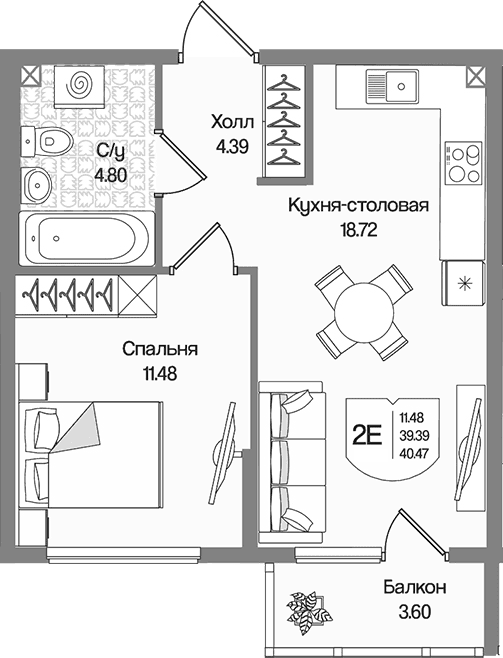 Планировка квартиры