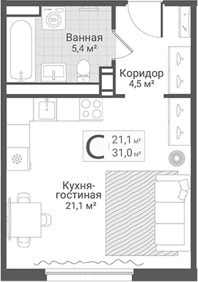 Планировка квартиры