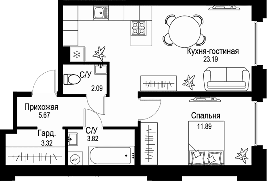 Планировка квартиры