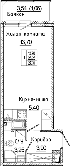 Планировка квартиры