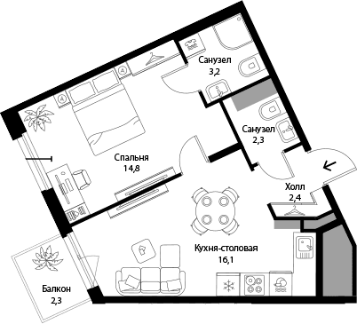 Планировка квартиры