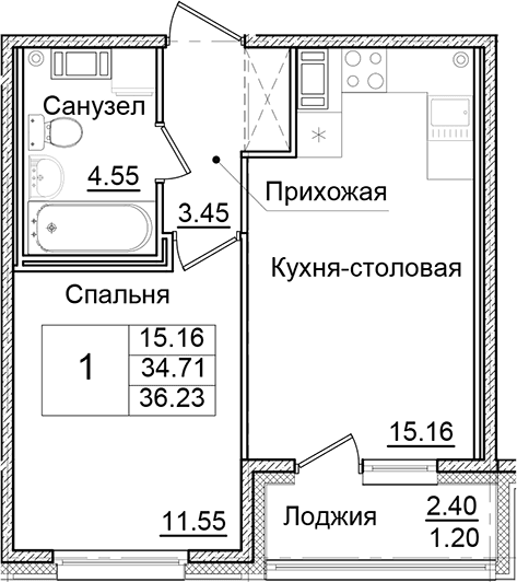 Планировка квартиры