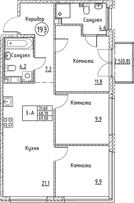 Планировка квартиры