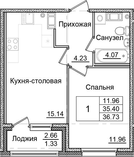 Планировка квартиры