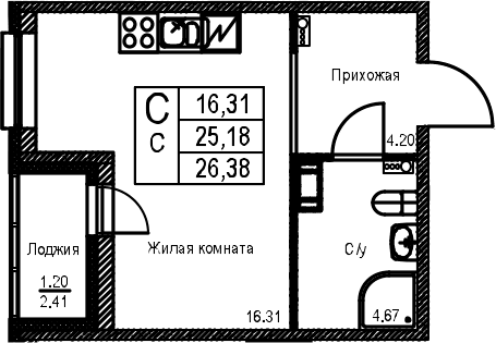 Планировка квартиры