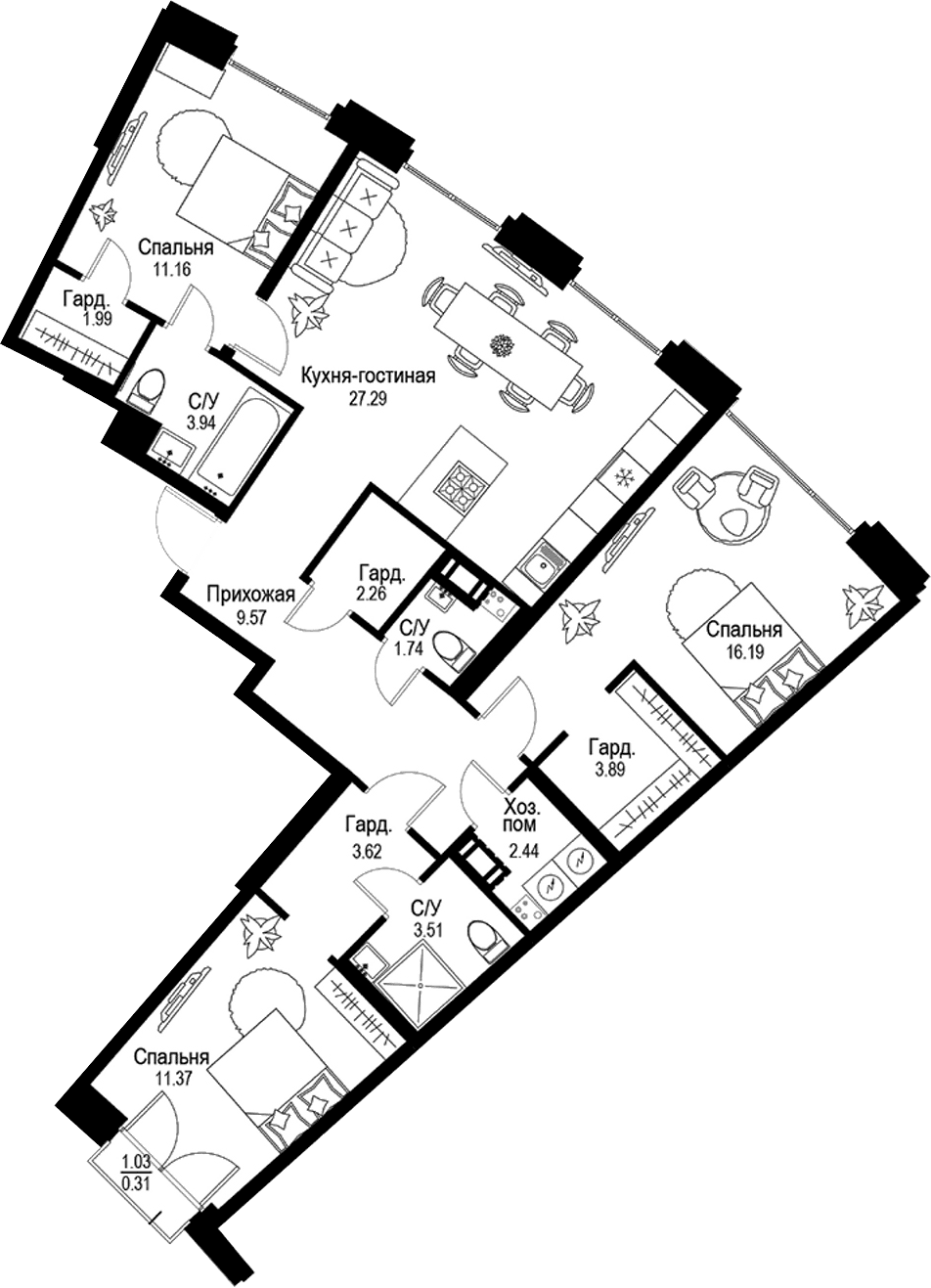 Планировка квартиры