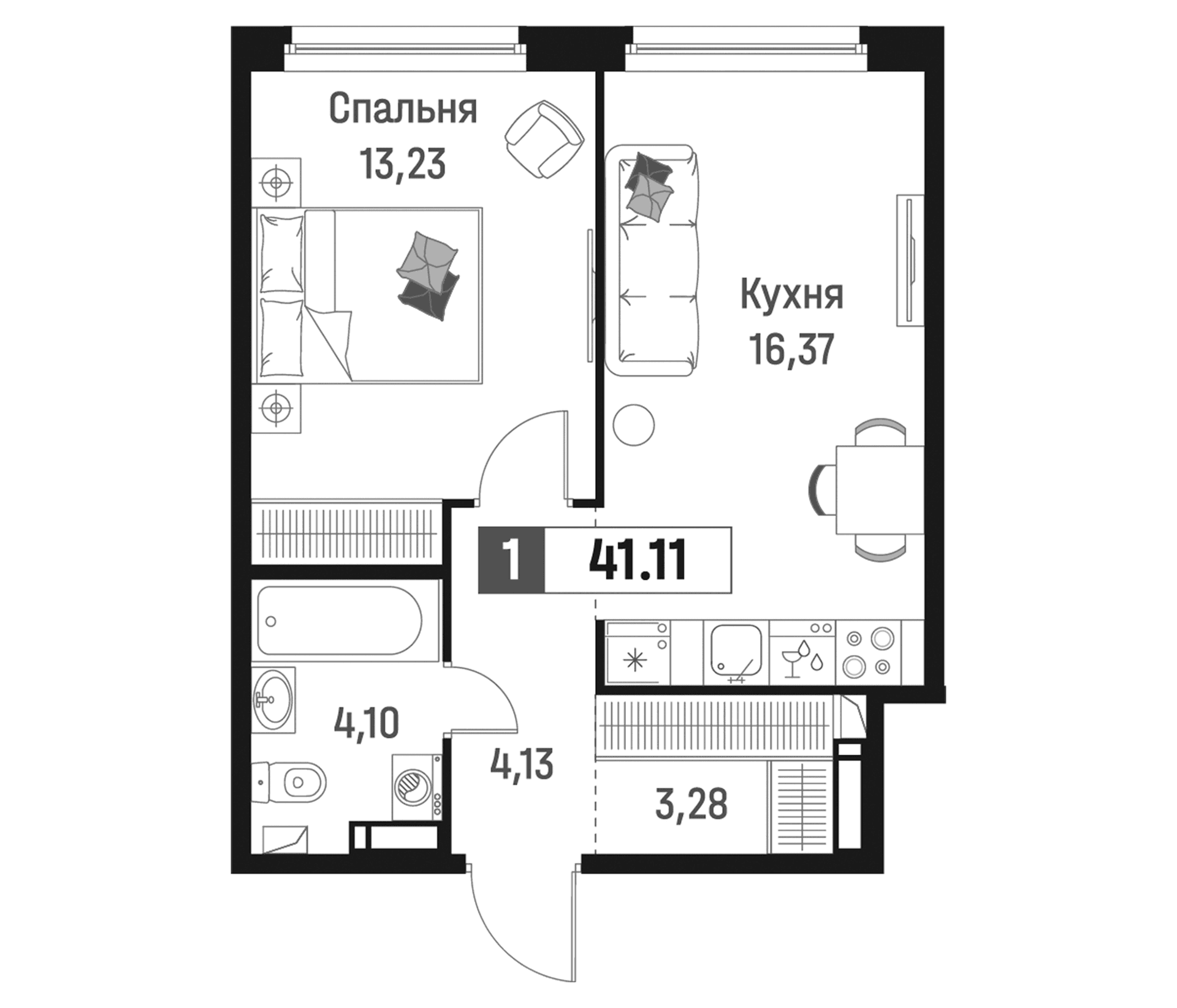 Планировка квартиры
