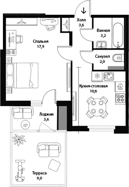 Планировка квартиры