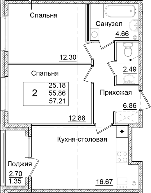 Планировка квартиры
