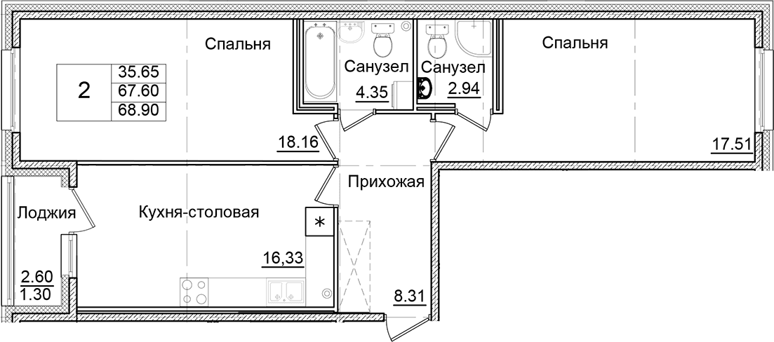 Планировка квартиры