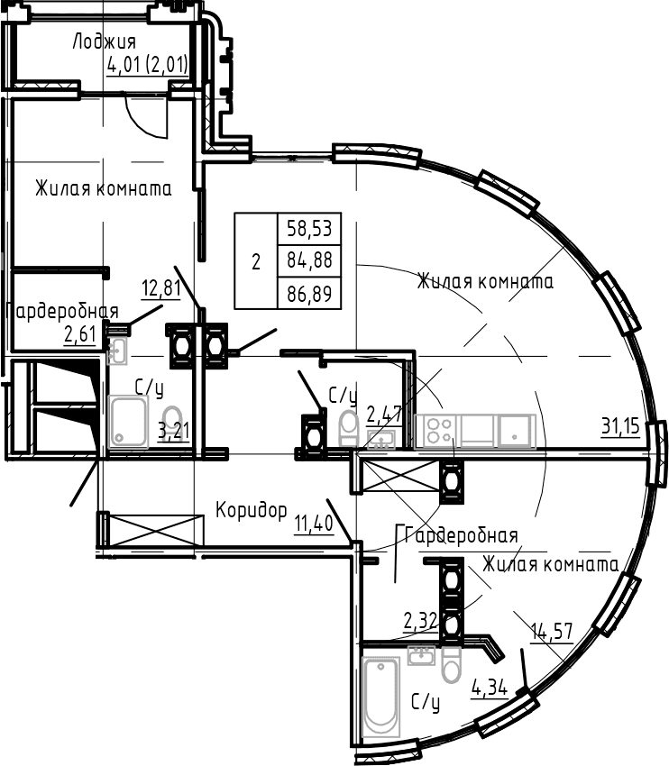 Планировка квартиры