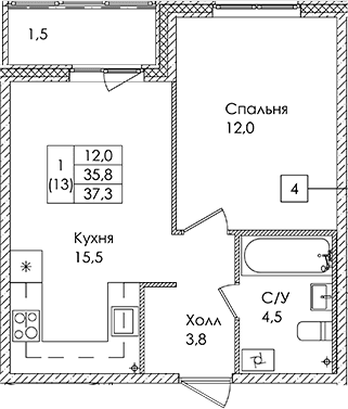 Планировка квартиры