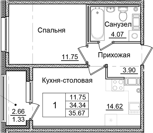 Планировка квартиры