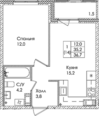 Планировка квартиры