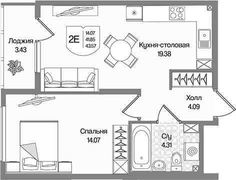 Планировка квартиры